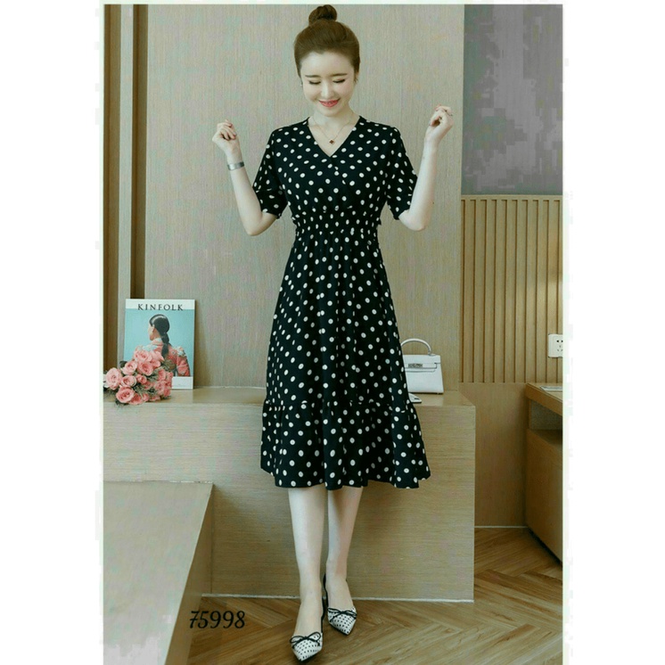 [ HÀNG MỚI VỀ ] ĐẦM TIỀU THƯ, CHẤT LIỆU LỤA Ý, TAY LỠ, CỔ TIM, MẶC SIÊU NỮ TÍNH UP shop valentina