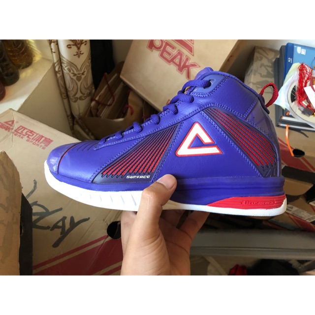 Giày bóng rổ Peak chính hãng màu tím size 39