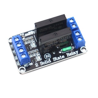 Mạch 2 relay ssr 5vdc 2a kích mức thấp Solid State Relay