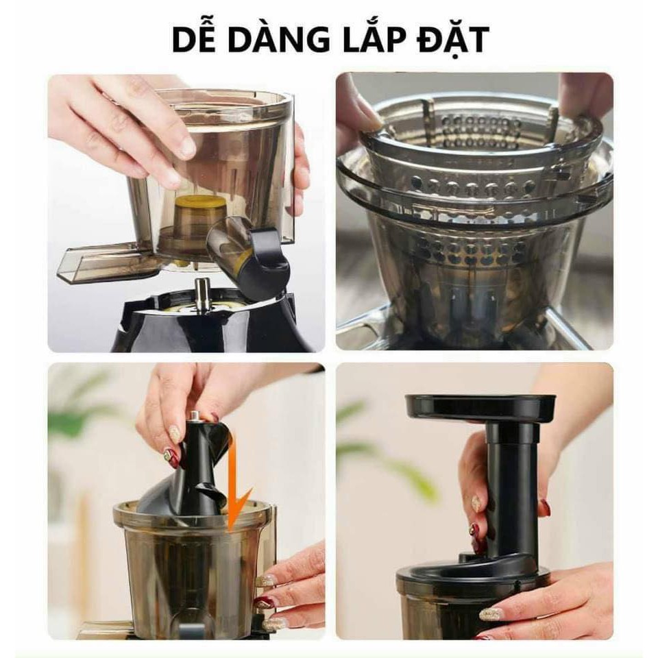 MÁY ÉP CHẬM TRÁI CÂY RAU CỦ QUẢ RAPIDO RSJ150,  RSJ120B; RSJ120 W; RSJ200M, MÁY ÉP NƯỚC CHẬM ÉP KIỆT, TIẾT KIỆM ĐIỆN