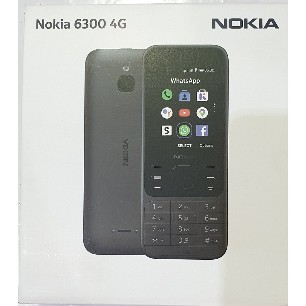 [Mã ELMALL500K giảm 8% đơn 500K] Điện Thoại Nokia 6300 4G - Hàng Chính Hãng