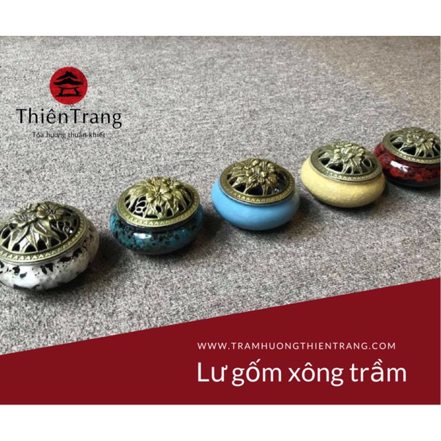 Lư gốm xông Trầm
