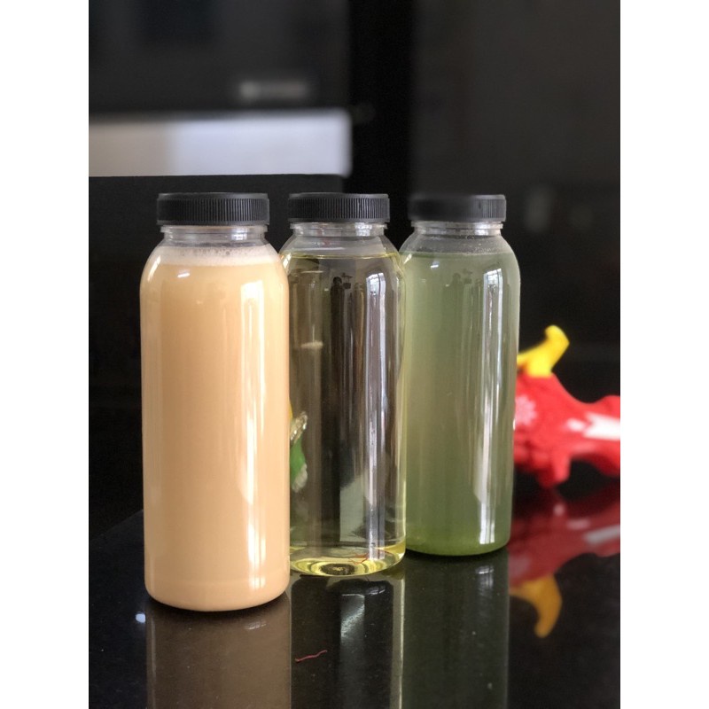 Chai nhựa 330ml cổ to đựng trà sữa , chè dưỡng nhan ....