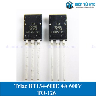 Triac bt134 bt134-600e 4a 600v chân cắm to-126 loại tốt