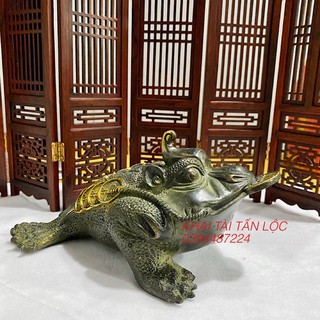 Cóc ngậm tiền , thiềm thừ tài Lộc phong thủy bằng đồng