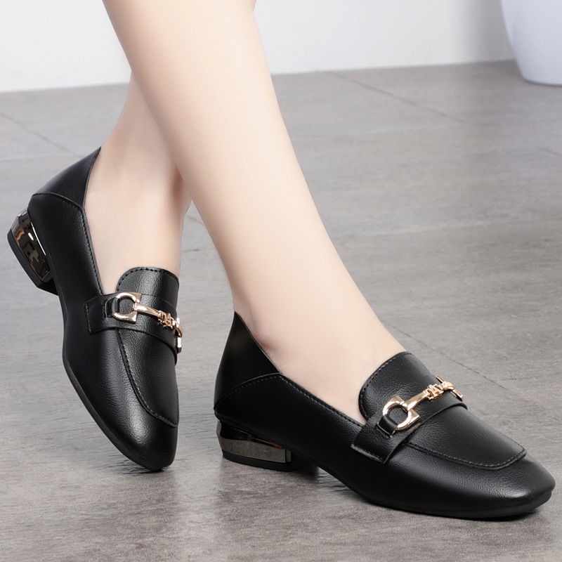 Vichy Giày Da Mềm Phong Cách Anh Quốc Thời Trang Cho Nữ