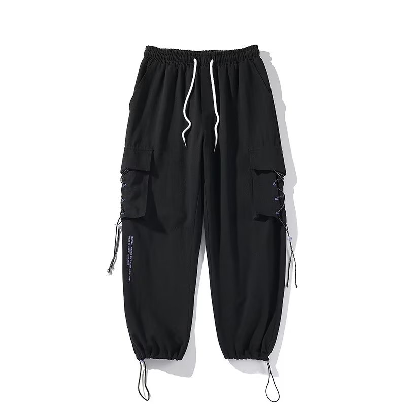 Quần Dài Dáng Rộng Nhiều Túi Phong Cách Hip Hop Đường Phố Hàn Quốc Cho Nam Giới Có size Lớn M-3XL