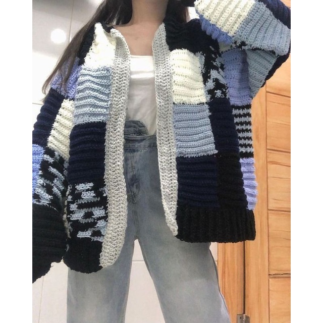 Crochet cardigan croptop Harry style