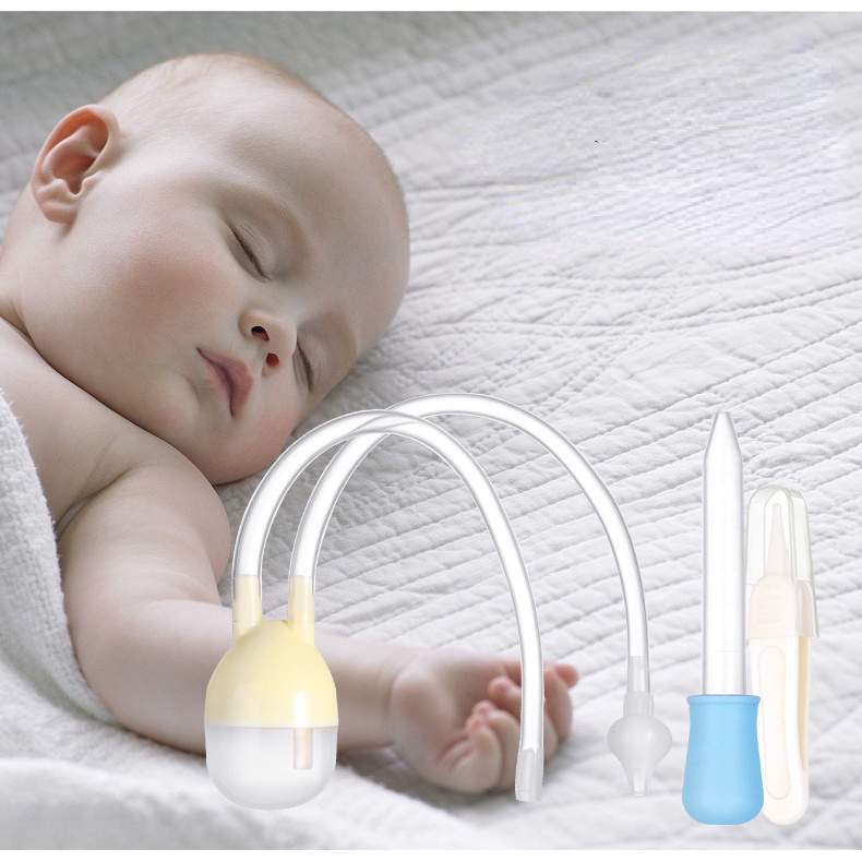 Set Dụng Cụ Hút Mũi Bằng Silicone An Toàn Cho Bé