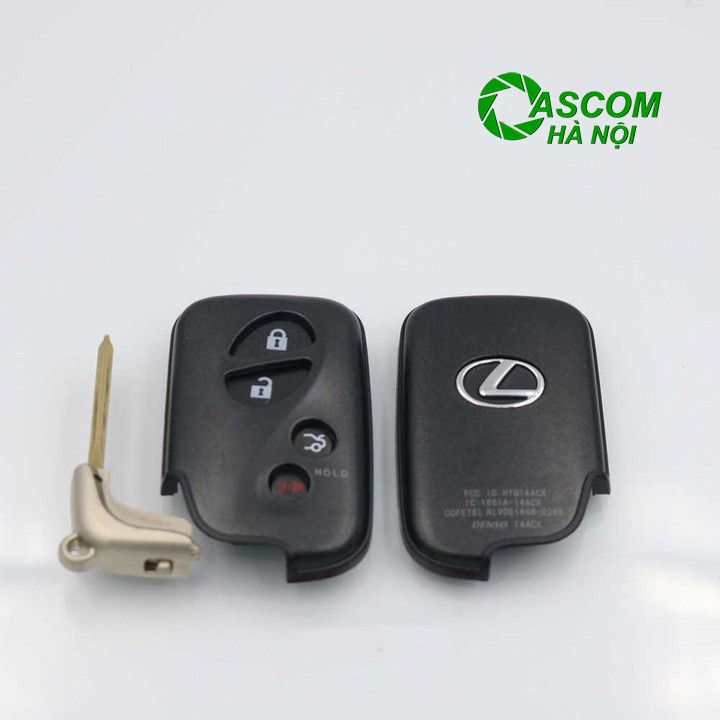 Vỏ khoá Lexus – Vỏ chìa khoá ô tô Lexus IS ES LS GS RX GX 4 nút Type 1