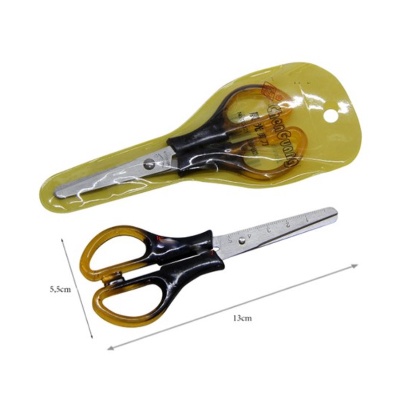 Kéo thủ công Loại Tốt cắt giấy cán nâu cho bé tập cắt