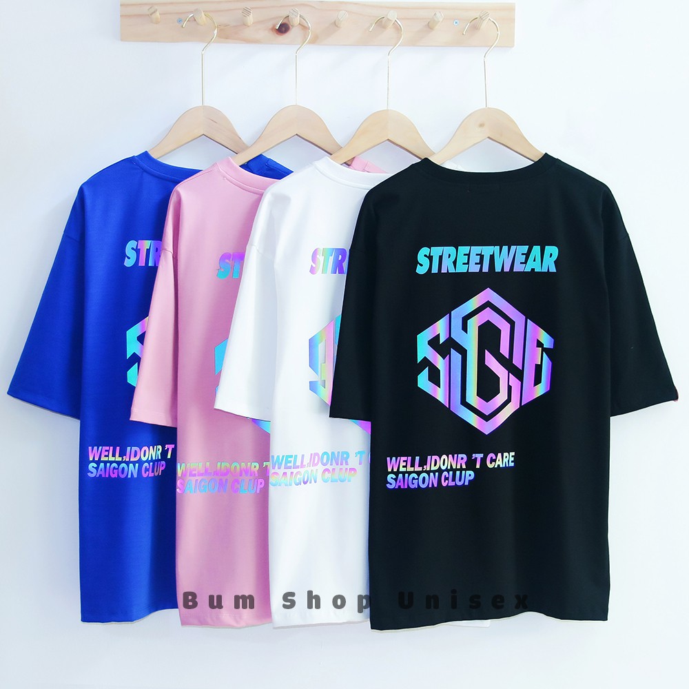 Áo Thun Phản Quang 7 MÀU Nam Nữ Unisex -  IN CHỮ Saigon Streetwear - Chất Thun Cotton Mềm Mát - Màu Dạ Quang Cực Đẹp | BigBuy360 - bigbuy360.vn