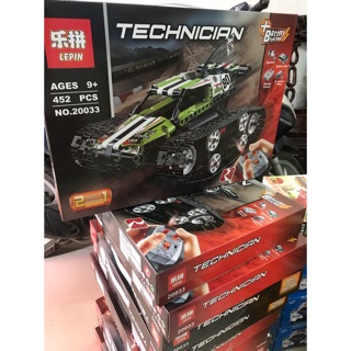 (Bao giá) Lepin 20033 RC Tracked Racer Xếp hình ô tô đua bánh xích điều khiển từ xa 397 chi tiết.