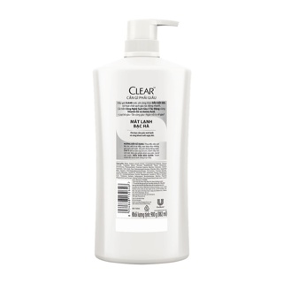 Dầu gội Clear Sạch Gàu Mát Lạnh Bạc Hà 900G