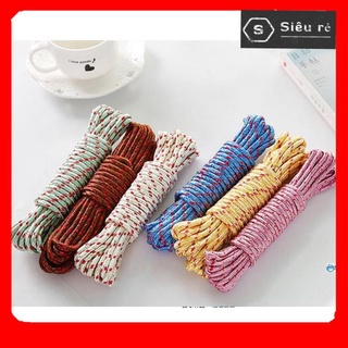 Cuộn dây dù 7 lõi 4mm siêu bền 10m dùng cột lều trại tiện lợi