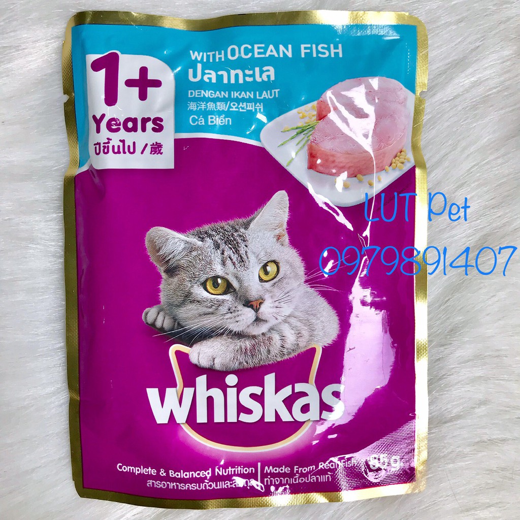  Pate cho Mèo whiskas - gói 85g