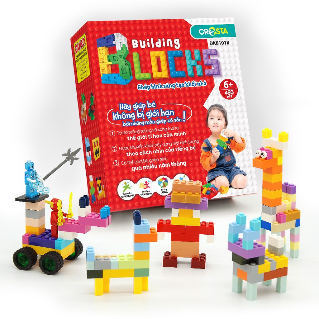 Đồ Chơi Trẻ Em Đồ Chơi Ghép Hình Sáng Tạo DUKA - DK81018 - An Toàn Cho Trẻ