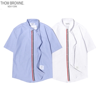 (Hàng Có Sẵn) Áo Sơ Mi Nam Nữ Ngắn Tay Vải Cotton Phong Cách Vintage