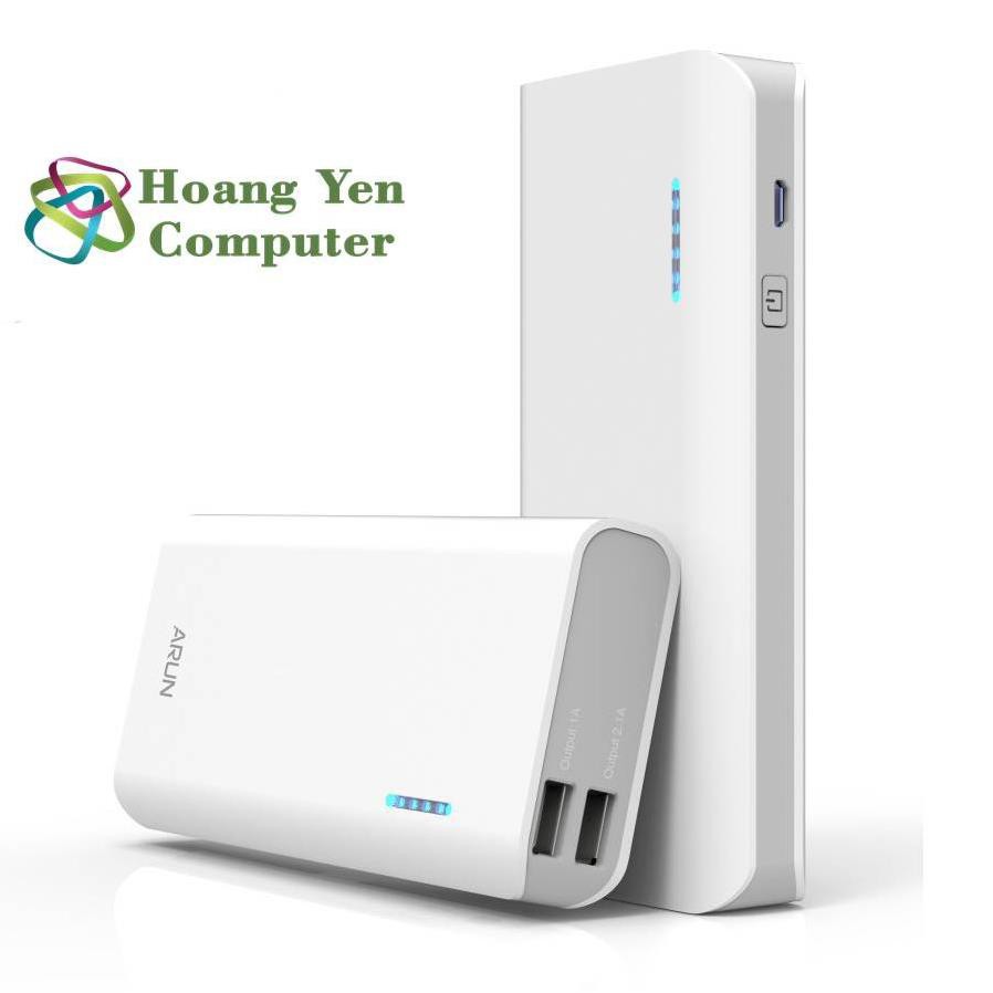 Sạc Dự Phòng Arun 13000mah Màn Hình Led, Có Đèn Pin - BH 1 năm | Arun Y625 13000mah