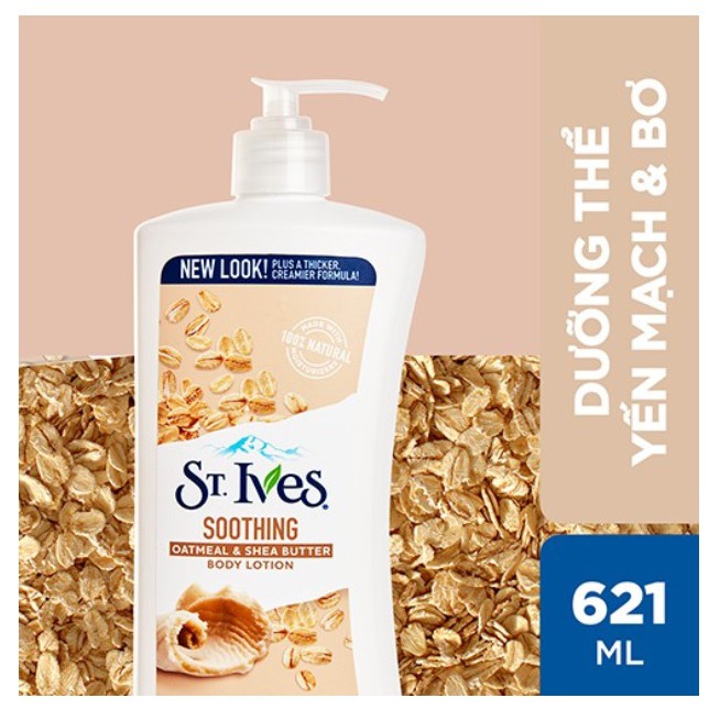 [STIVES] Sữa dưỡng thể St.Ives Lúa Mạch và Bơ 621ml [STIVES]