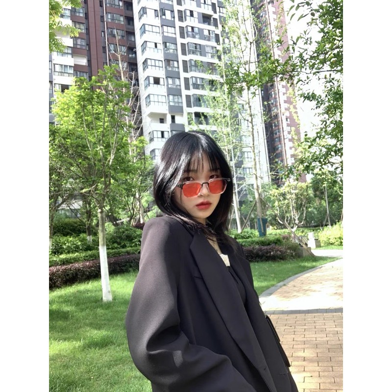 Kính mát/Kính râm chống tia UV gọng vuông thời trang nam nữ J39 | BigBuy360 - bigbuy360.vn