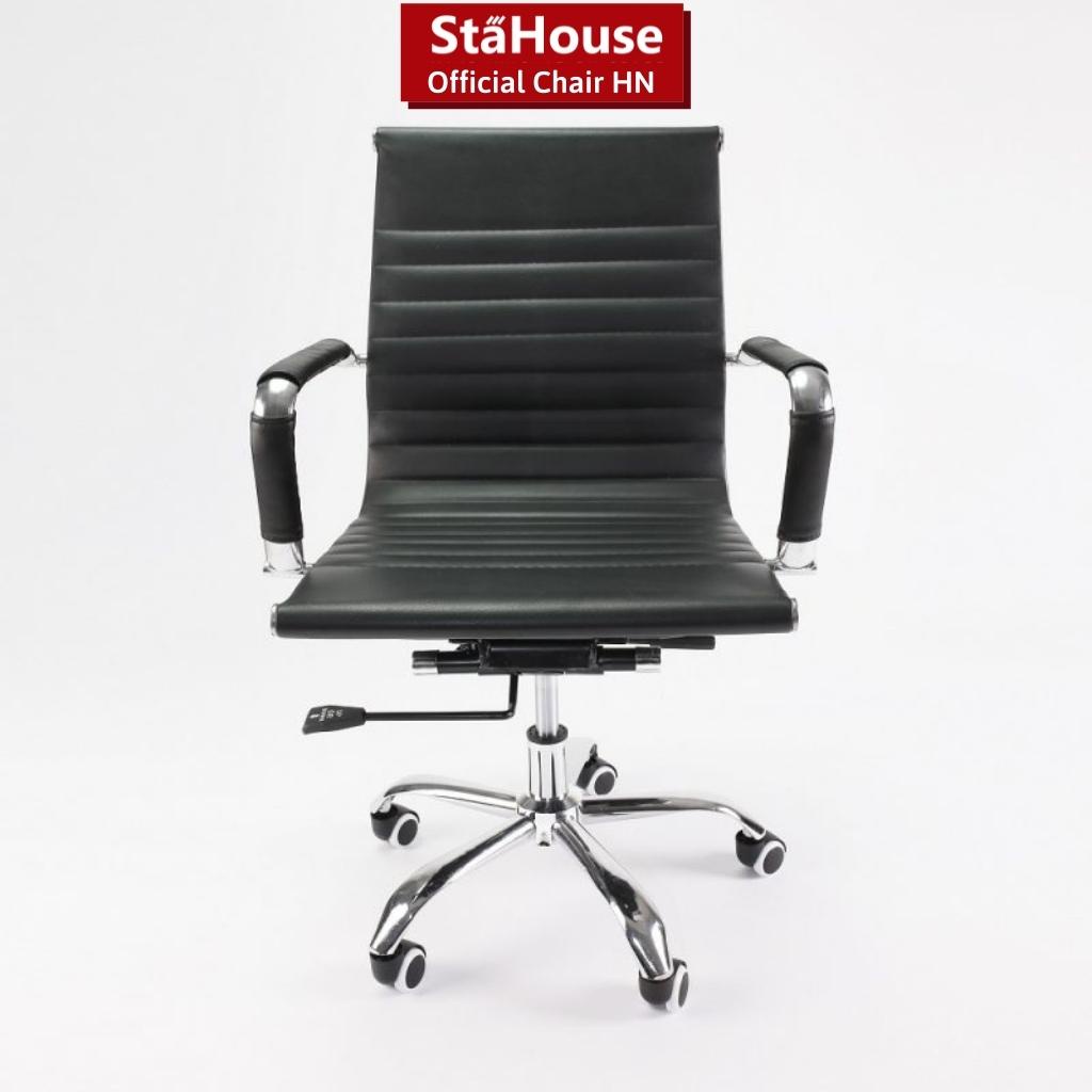 Ghế Xoay văn phòng đệm da GX207-208, Ghế văn phòng Stahouse Official Chair HN