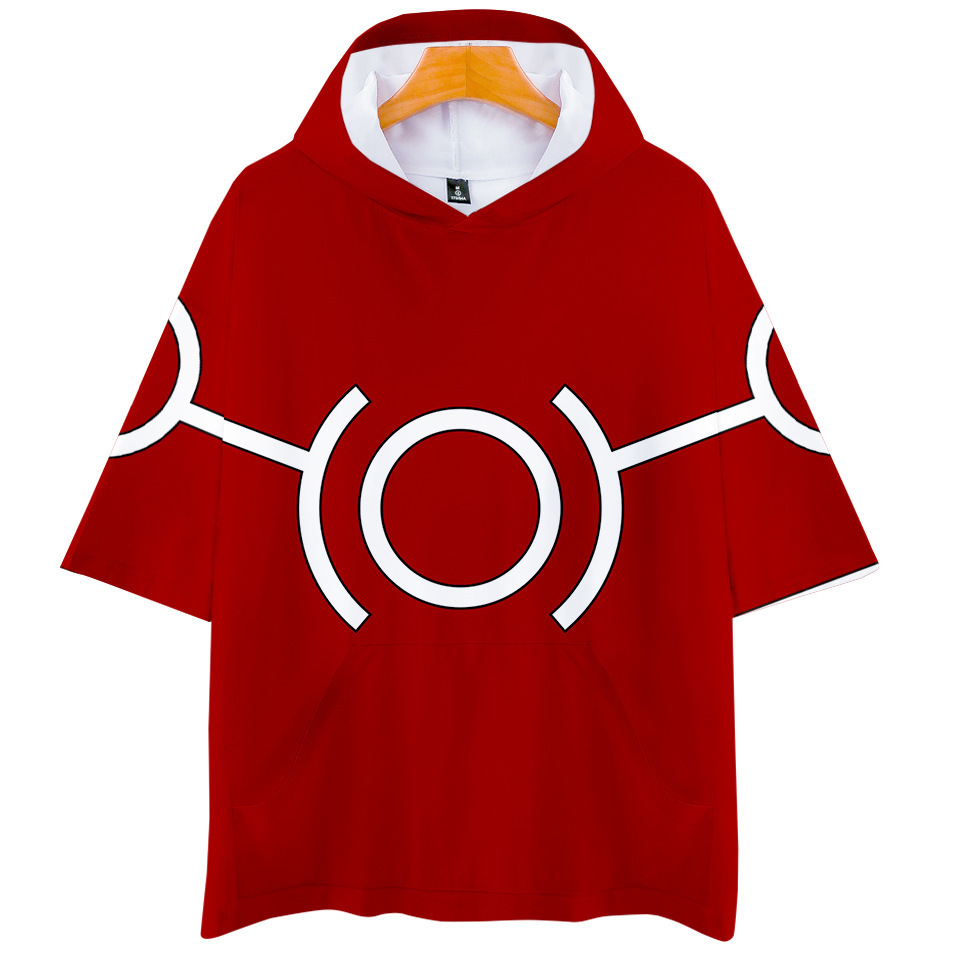 Áo Khoác Hoodie Tay Ngắn In Hình Anime My Hero Academia Izuku Shoto Katsuki Plus size Cho Halloween