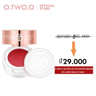 Phấn Má Hồng O.TWO.O 60g Hình Trái Tim Gồm 2 Tông Màu