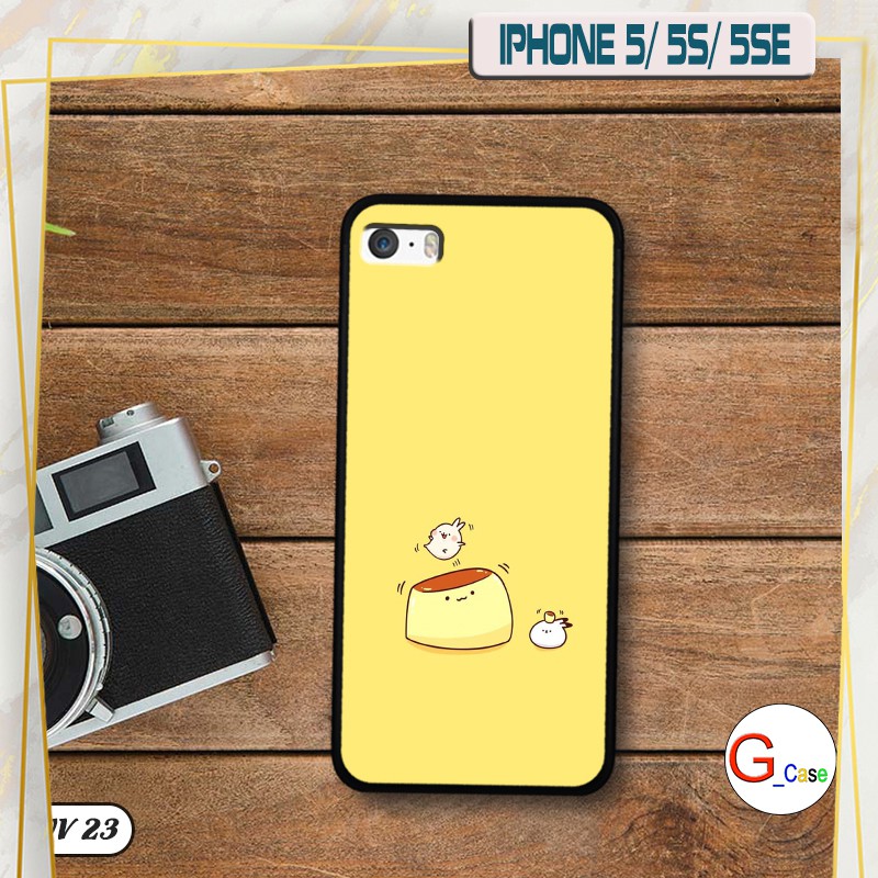 Ốp lưng iPhone 5s lưng nhám - ngộ nghĩnh