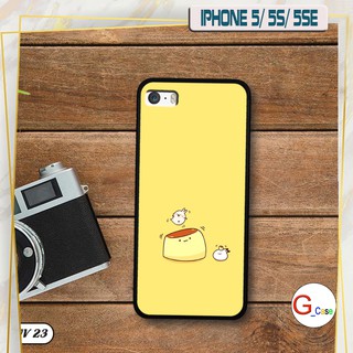 Ốp lưng iPhone 5s lưng nhám - ngộ nghĩnh