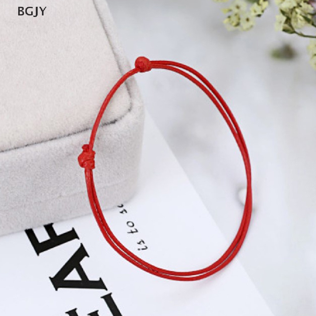 BGJY Rope Anklet Black White Red Color Adjustable Classic Men Women Summer Barefoot NEW