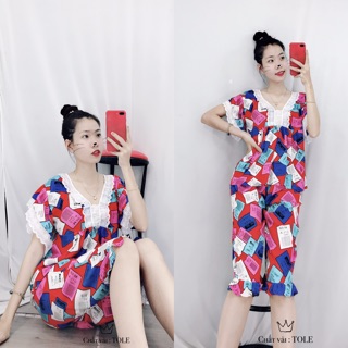 [GIẢM GIÁ SỐC]  BỘ TOLE LỬNG MẶC NHÀ