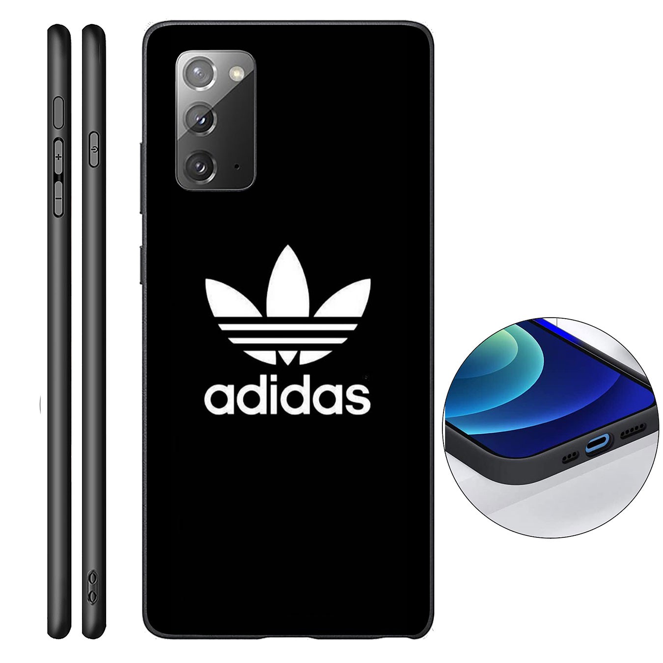 Ốp điện thoại silicon mềm in hình logo Adidas D3 cho Samsung Galaxy A11 A31 A10 A20 A30 A50 A10S A20S A30S A50S A71 A51