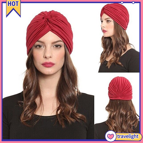 (Travelight) Mũ Turban Chống Nắng Thoáng Khí Phong Cách Ấn Độ Thời Trang Cho Nữ