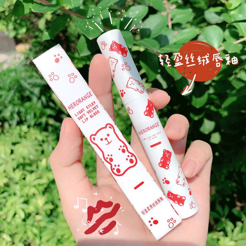 [Hàng mới về] Son môi mềm mịn như lụa chống nước bền màu lâu trôi HERORANGE®chịu | BigBuy360 - bigbuy360.vn