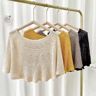 Khăn Choàng Cổ Chất Liệu Lụa Lạnh Dệt Kim Mỏng Che Nắng Cho Nữ
