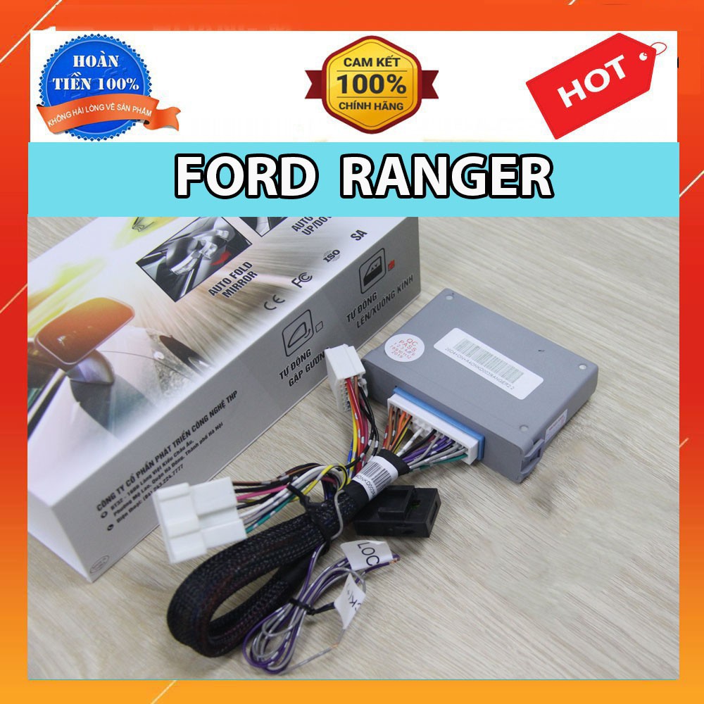 Tự động gập gương lên xuống kính Ford Ranger 2017-2018-2019-2020