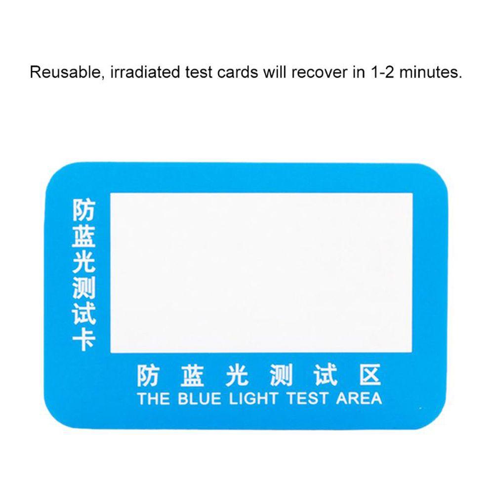 PEWANY Set 100 Thẻ Giấy Kiểm Tra Ánh Sáng Xanh Chống Ánh Sáng Xanh Có Thể Tái Sử Dụng