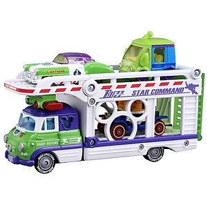 Đồ chơi Xe Tomica Pals Buzz có thể chở từ 4-6 xe Tomica Disney