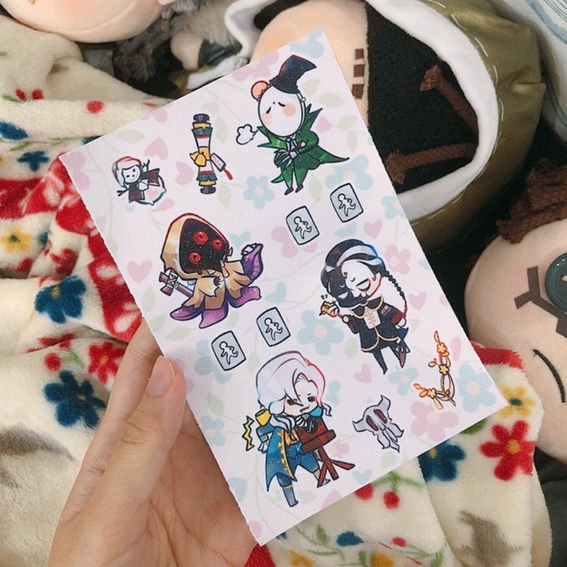 Hình dán Identity V ( nhũ ) Hunter