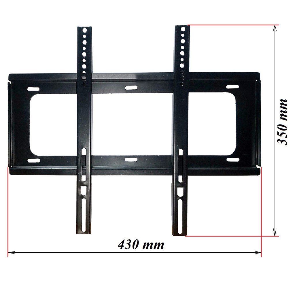 Giá treo tivi thẳng tường dày đẹp cho các hãng tivi từ 14 - 65 inch tặng kèm ốc vít