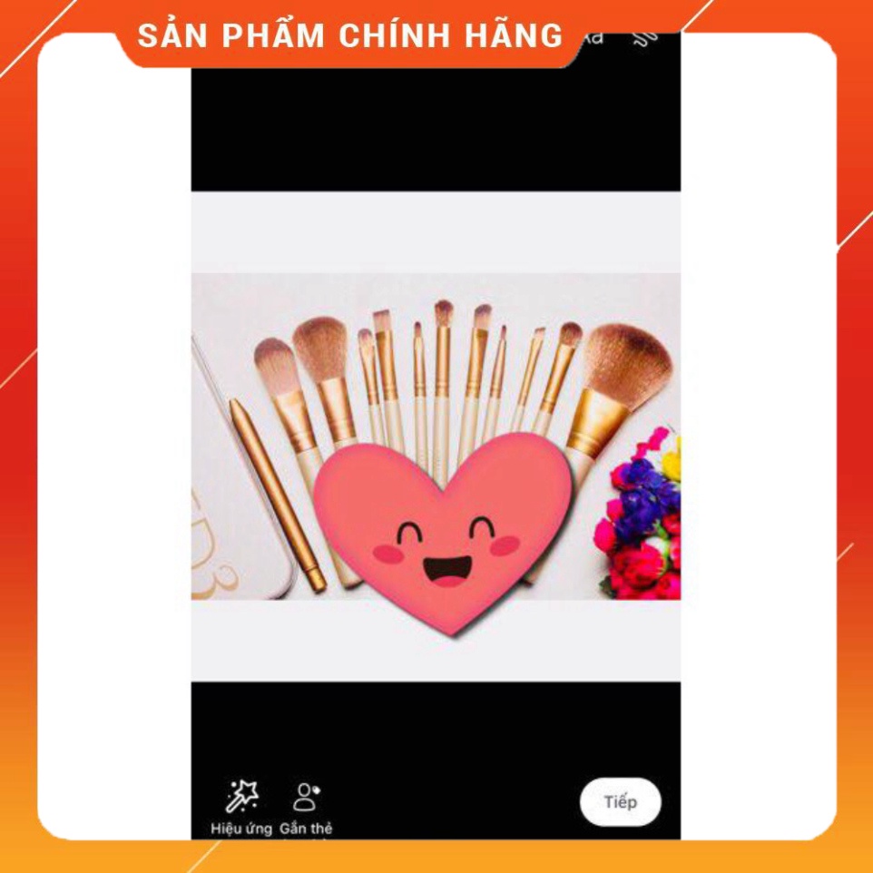 Bộ cọ trang điểm 12 chi tiết