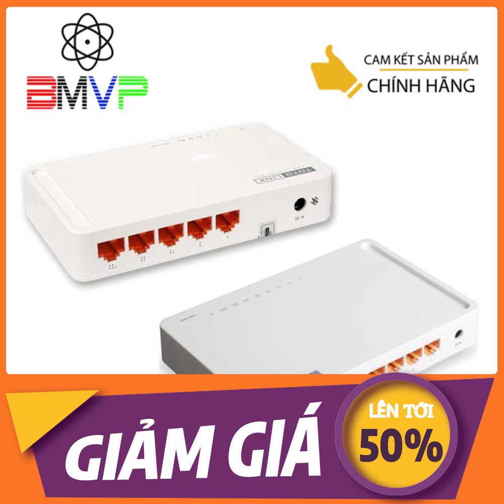 [💖] Switch chia mạng Giga 1000Mbps Totolink 5 Port, 8 Port Gigabit - Hàng chính hãng 100% - B