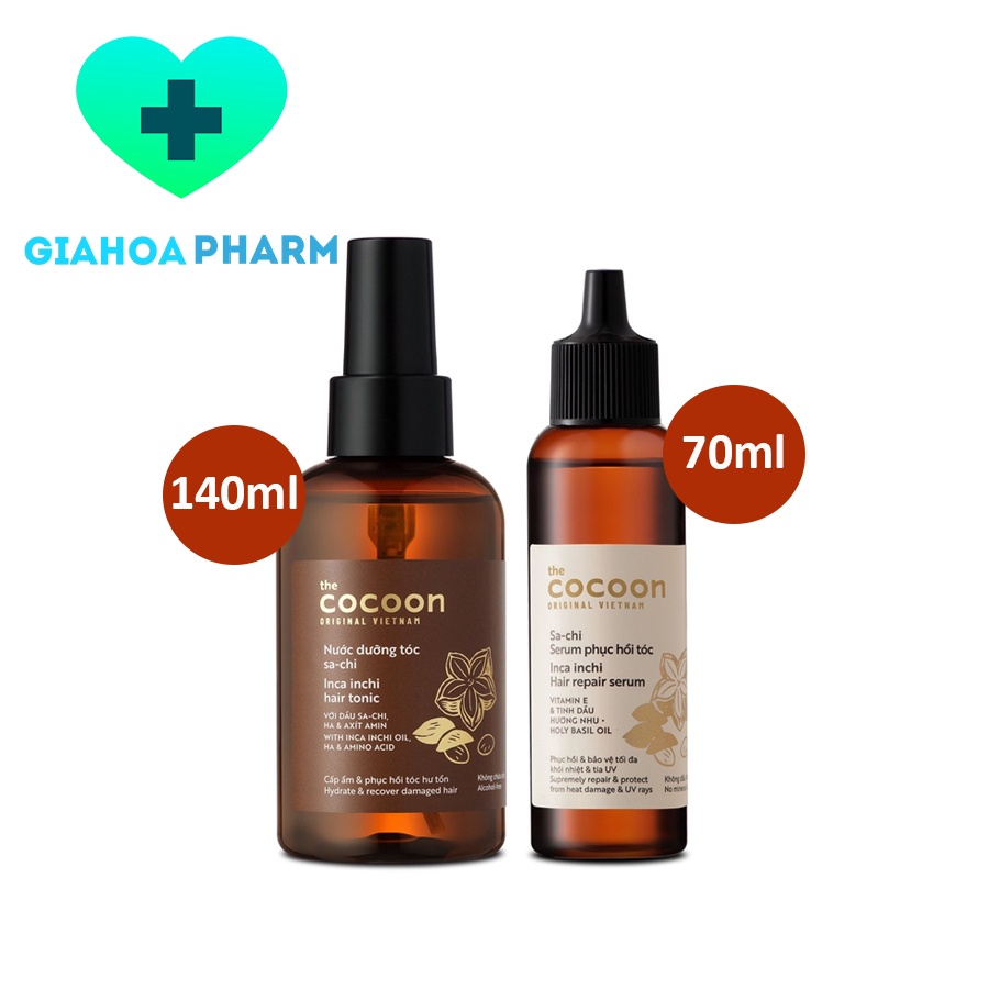 Nước dưỡng, Serum Sa-chi Cocoon dưỡng tóc, bảo vệ, phục hồi tóc hư tổn, giúp tóc mềm mượt, khỏe mạnh [sachi, sa chi]