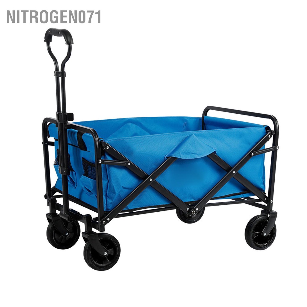 xe đẩy du lịch gấp gọn ĐA NĂNG, xe kéo cắm trại du lịch thông minh - gấp bốn bánh điện di động bằng vải Oxford ngoài trời Nitrogen071