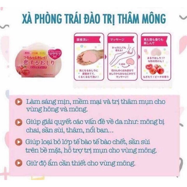 Combo 2 Sản Phẩm Mờ Thâm, tẩy da chết, khử mùi Pelican (Xà Phòng Tắm Mờ Thâm Mông 80g + Xà phòng Mờ thâm nách 100g)