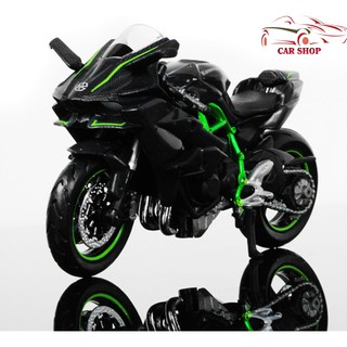 Mô hình xe Kawasaki Ninja H2R tỉ lệ 1:18 hãng Maisto