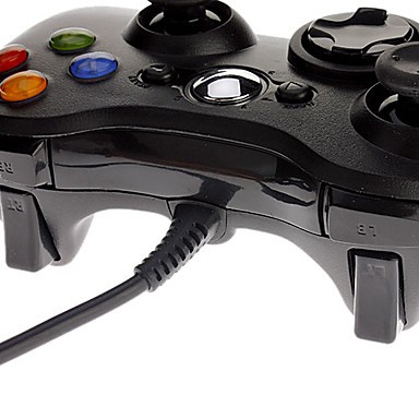 Tay Cầm Chơi Game Xbox 360 Màu Đen