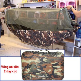 Võng dù lính 2 lớp Thái Lan [ẢNH THẬT, CLIP TỰ CHỤP] hàng y hình
