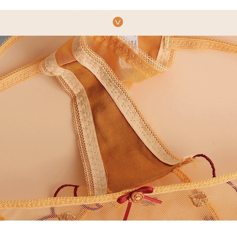 Quần lót ren hoa Lọt khe dây viền